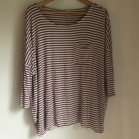 Target Tops - Striped Flowy Top Target Tops - Striped Flowy Top